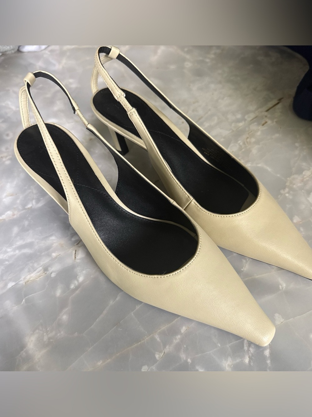 H&M Beige Kitten Heels Brand New